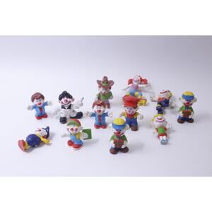 Mego, Clown Around, 1981, Small, PVC Figure Lot, Vintage, ~ 241211-WH M-17-02